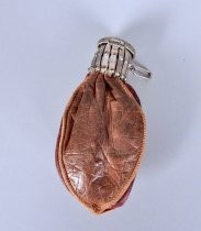 Leather change purse pouch