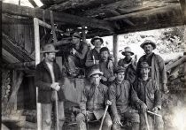 Unidentified Miners, New Almaden, California