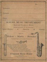 Ferguson Music House sheet music folder