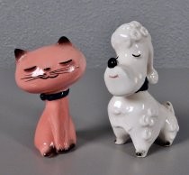 Cat and dog salt & pepper shakers
