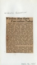 Wireless Men Open Convention Today