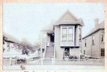 Two-story Victorian house