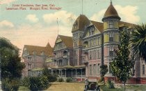 Hotel Vendome, San Jose, Cal. American Plan. Morgan Ross, Manager