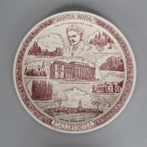 Santa Rosa, California plate