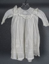 Child's white cotton dress