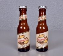 Falstaff beer salt & pepper shakers