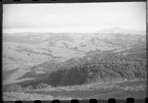 California landscape with mountain range