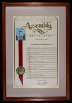 California Legislature Assembly Resolution No. 938