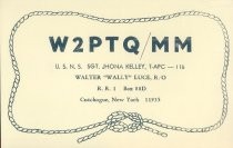 QSL Card from W2PTQ/MM to W6SH