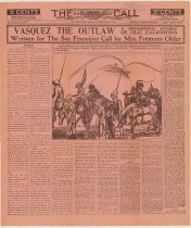 Vasquez the Outlaw: A Smashing Story of Old California