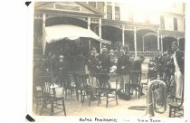 Brass band at Hotel Vendome