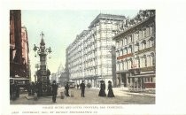 Palace Hotel and Lotta Fountain, San Francisco