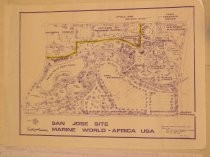 Plan for San Jose Site - Marine World - Africa USA, 1982