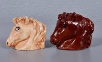 Horse heads salt & pepper shakers