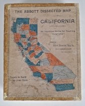 The Abbott Dissected Map of California