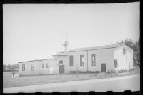 White stucco church in California