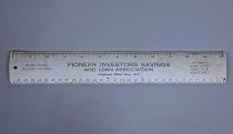 Pioneer Investors Savings & Loan Association ruler