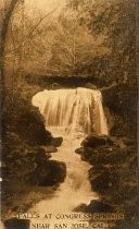 Falls At Congress Springs Near San Jose, Cal