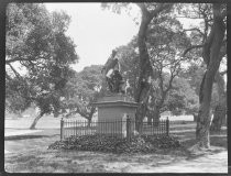 Football statue, U.C. Berkeley, 1916