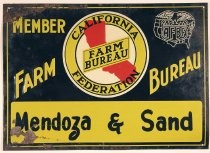 Mendoza & Sand business sign