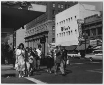 Businesses along South First Street, c. 1950