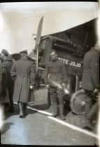 U.S. soldiers with Petite JoJo plane