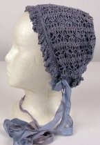 Periwinkle blue baby bonnet