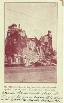 After 1906 Earthquake, San Jose, CA