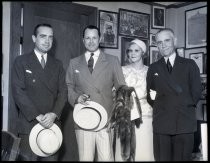 Sid Smith With Mr. Payne, The Interior of Sainte Claire Hotel