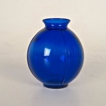 Cobalt blue glass vase