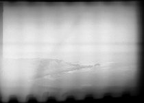 View from plane to Alaska coastline