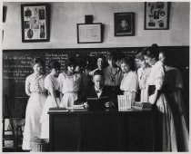 Dr. Henry Meade Bland and English Class Students