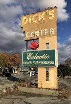 Dick's Center neon sign