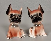 Boxer puppies salt & pepper shakers