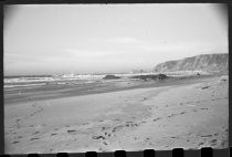 Pacific Ocean cliffs and beach