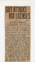 Suit Attacks RCA Licenses