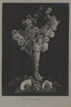 Photo from the Von Dorsten family album. Floral arrangement