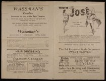 Theatre Jose program week of May 23, 1910