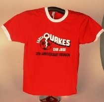 Earthquakes San Jose 35th Anniversary Reunion t-shirt