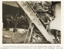 Victory Theatre, San Jose, Cal., after the Earthquake, April 18, 1906