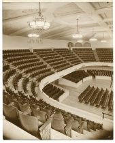 Interior of Montgomery Theater, from balcony