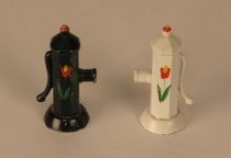 Water pump salt & pepper shakers