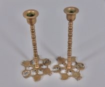 Brass candlesticks