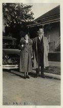 Lottie Titcomb Osen and George H. Osen at home