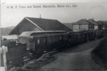 Northwestern Pacific Train and Depot, Marshall