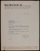 Letter to Frank Muller from William S. Powell