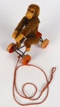 Monkey pull toy