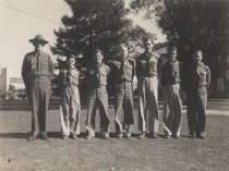 George Harding with Boy Scout Troop 57