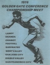 1976 Golden Gate Conference championship program cover