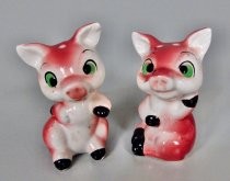 Pink pigs salt & pepper shakers